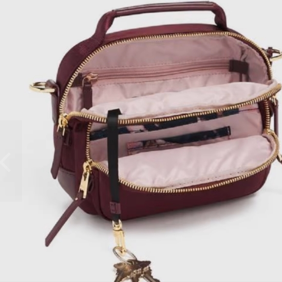 Tumi Bags Nwt Tumi Voyageur Troy Nylon Crossbody Bag In Cordovan